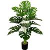 AIVORIUY Piante Finte da Interno con Vaso, Alberi Artificiali Piante Artificiale Grandi Decorazioni Esterno Salotto Balcone Camera da Letto Aesthetic Room Decor Giardino (75cm Palma Monstera Grande)