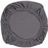 Yikko - Coprisedia lavabile per sedie da ufficio, elasticizzato, in spandex, federa per sedie per sala da pranzo, decorazione per feste, per matrimoni, bar, colore grigio