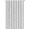 Loti Living Tenda Doccia 120 x 200 cm - Resistente alla Muffa e all'Acqua - Tessuto in Poliestere - Con Bordo Ponderato - Tenda Vasca da Bagno - Ganci Inclusi - Grey pattern