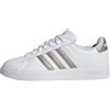 adidas Grand Court 2.0, Scarpe Donna, Bianco Ftwbla Metpla Metpla, 41 1/3 EU