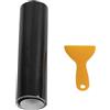 Aramox Striscia Parasole per Furgone per Auto, Striscia Parasole per Parabrezza per Furgone Auto Nero Lucido 140x20 Cm Adesivo Universale per Parabrezza in PVC per Automobili