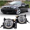 TOPTHAN Fendinebbia per E60 E61 525i 525xi 530i 530xi 545i 2004-2007 BMW Serie 5/E90 E91 325i 325xi 328i 330i 330xi 335d 335i 335xi 06-06-2007 Serie 12 3 w/Sport Pkg 325ci 330ci Trasparente