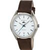 Breil Orologio TW1621 UOMO MANTA CITY quadrante MONO-COLORE BIANCO movimento SOLO TEMPO - 3 LANCETTE AUTOMATICO e CINTURINO PELLE DI VITELLO MARRONE