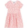 Petit Bateau A0d64 Abito A Maniche Corte, Fiore/SPI, 10 Anni Bambina