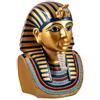 Inmaculada Romero IR Tutankhamon Busto Figura egiziana 27 cm. Farone Antico Egitto Resina Oro Colore