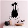 Wallity Hanah Home Elegante accessorio decorativo da parete in metallo, nero, 30 x 60 cm, 100% metallo, spessore 1,5 mm, perfetto per la decorazione della casa moderna e arte da parete unica