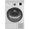 Beko - DRXS827A - Asciugatrice SLIM a Condensazione con Pompa di Calore, 15 Programmi, 8 kg - Bianco, 59,7 x 53,7 x h84,6 cm