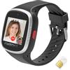 PTHTECHUS Orologio da bambino 4G GPS Smart Watch con WiFi Bluetooth Videochiamata SOS Pedometro Musica, Sveglia, Torcia Elettrica, Regali Orologio Collegato per Ragazzi Ragazze