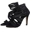 FBARTL Donne Scarpe Tacchi, Alti Tacchi Alti Sandali, Donne Summer Tacchi Alti, Nero,40 EU