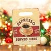 Doni Bomboniere 1 pz Tagliere o Sottopentola caffè Regalo di Natale Utile Lui Lei Mamma papà Cucina Sottopentola Idea Regalo Nataliza Economica Fai da Te