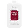 Kemon - Curly Hair Mask, Maschera Per Capelli Ricci E Definiti 1000ml | A Base Di Acqua Di Riso E Aloe Vera, Per Ricci Morbidi e Idratati, Azione Riparatrice E Anti Crespo