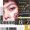 Autmor 【2 in 1】 Kit per Laminazione Ciglia e Sopracciglia, Laminazione Sopracciglia, Kit Laminazione Ciglia, Brow Lamination Kit and Lash Lift Kit