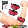 Feel Recovery 2 Supporto Gomito per Uomo e Donne - Tutore per Epicondilite con Cuscinetto di Compressione in EVA - Fascia per Tennista, Golfista, Palestra e Sport (Bordeaux)
