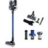 Ariete Lithium Blu - Scopa elettrica ricaricabile senza filo - Batteria al litio 22.2 V/ 2.2 Ah