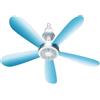 AntDau71 Ventilatore Da Soffitto 25W Con Gancio, Ventilatore a Soffitto 5 Pale, Interruttore On/Off e Spina, 220V, Design Efficiente Ideale per Ogni Stanza - CW985