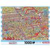 AQUARIUS Where's Waldo? Cake Factory, puzzle da 1000 pezzi (puzzle da 1000 pezzi), senza abbagliamento, vestibilità di precisione, con licenza ufficiale, articolo da collezione e articoli da
