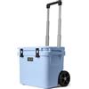 YETI Roadie 32 Wheeled Cool Box, Insulated Hard Cooler, Big Sky Blue