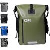 COR Surf Zaino impermeabile Dry Bag con custodia imbottita per laptop 25L e 40L Heavy Duty Roll-Top Pack (25L, Grigio)