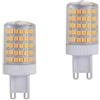 Ruihua G9 10W LED Lampadina(Equivalente a Lampada Alogena da 100W) 3000K Bianco Caldo Non Dimmerabile Lampadina G9 Angolo Fascio 360° 1000LM AC220-240V,2 Confezioni