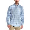 Brooks Brothers Camicia Sportiva da Uomo a Maniche Lunghe Oxford Elasticizzata Non Stirata a Righe, Blu, L/XL, Blu, Large/X-Large