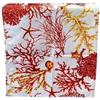 dolcecasabiancheria Telo lettino mare piscina microfibra Cuscino Gonfiabile Tasche tinta unita e fantasia (corallo rosso)