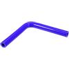 A ABSOPRO Universale 11mm 0.43 Accoppiatore Auto ID 90 Gradi Silicone Tubo Flessibile Blu
