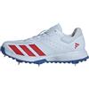 adidas Howzat Spike, Scarpe da Cricket Uomo, Lucid Red/Zero Metalic/Lucid Red, 42 EU