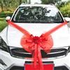 Duories Decorazione per Auto in Organza,Coppia di Nozze,Fiocco per Auto,Grande Auto,in Tulle,Fiocco Gigante,per Decorazione Auto,Matrimonio,casa,Feste,San Valentino,Auto da Sposa,Colore Rosso A