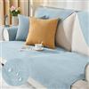 Alishomtll Copridivano 1/2/3/4 posti, universale, impermeabile, per divano angolare, a forma di L, per cani e gatti, antiscivolo, per divano (blu, 70 x 150 cm)