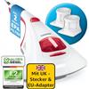 CLEANmaxx Milbensauger, Aspiratore Acari, Colore: Rosso