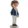 dekora - Figura Decorativa per la Prima Comunione del Ragazzo - Realizzata in Resina - Ornamento per Torte - 13 cm - Design Originale e Dettagliato - Adatto al Contatto Alimentare