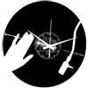 Instant Karma Clocks | Orologio da Parete Deejay | Design Artistico con Mano e Giradischi | Arredo Musicale per DJ Studio e Locali Urban