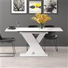 Indomita Tavolo allungabile Axi 120x75x76H Colore Bianco