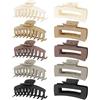 Kavya 10 Pezzi Mollettone Capelli Donna Grande, Pinze per Capelli Spessi Antiscivolo Fermaglio Capelli Donna (11 cm)