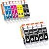 MEGOFFICE 580XXL 581XXL Inchiostro per Cartucce PGI-580 xxl CLI-581 XXL Compatibile per Canon Pixma TR7500 TR8500 TS6100 TS6200 TS6300 TS700 TS8200 TS8350 TS9150 Stampante (13 Pack)