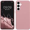 kwmobile Custodia Compatibile con Samsung Galaxy A55 5G Cover - Back Case per Smartphone in Silicone TPU - Protezione Gommata - rosa antico