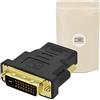 Adaptout Adattatore da spina DVI D maschio a presa HDMI 1.4 femmina - Spina DVI D (24+1) - Connettore Full HD TV 1080p 2K marca francese
