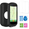 Toaluea Custodia Silicone per Garmin Edge 1040, 2 Vetro Protettive Temperato per Garmin Edge 1040/1040 Solar/1040 Bundle Resistente, Cover Protezione Antiurto All Inclusive, GPS Accessori Computer Bici