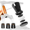 NICEDACK Supporto per Bici per AirTag, Nascosto nella Forcella Anteriore della Bici, Supporto per Bicicletta per Apple Airtag, Adatto per Tubo Forcella Anteriore con Diametro Interno di 22-38mm