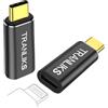TRANLIKS per Lightning a USB C Adattatore, Supporta la Ricarica Rapida PD 60W e il Trasferimento Dati per Apple 15/16.(2 Pack Nero)