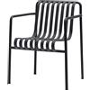 Hay - Poltrona impilabile Palissade - Nero - Acciaio laccato epossidico - Designer Ronan & Erwan Bouroullec