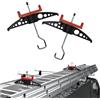Autorack Products Morsetti per scale Van Autorack - Easy-Clamps - Morsetti per barre portatutto fino a 55 mm di larghezza. Serratura a chiave integrata