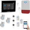 ITALIAN ALARM - Antifurto Allarme Casa Senza Fili WiFi, KIT Allarme Wireless con Sirena da Esterno, Impianto di Sicurezza Domestica già Configurato. Videotutorial e Assistenza Telefonica Italia