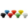 Ganzoo set 7 pomelli per armadi e cassetti, ceramica porcellana colori misti, stile vintage shabby antico, per ante e porte, diametro 32mm profondità 23mm, montaggio su pannelli fino 18mm di spessore