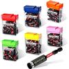 Geinxurn Set di punte per cacciaviti resistenti agli urti, 180 pezzi, 25 mm, magnetici (PH2/PZ2/T10/T15/T20/T25/T30/Hex) S2, in acciaio, con scatola colorata