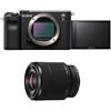 Sony Fotocamera Bridge compatta Alpha 7C - Nero + Sony Sony FE 28-70mm f/3.5-5.6 OSS f/3.5-5.6 - refurbished