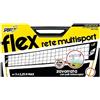 mandelli RETE DA PALLAVOLO BEACH VOLLEY BEACH TENNIS PER BAMBINI DA ESTERNO MODELLO FLEX OUTDOOR MULTISPORT H 225 CM