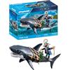 PLAYMOBIL | Pirati | Pirata e squalo gigante,Età 4-10 anni