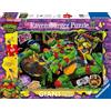 Ravensburger Puzzle Tartarughe Ninja, Teenage Mutant Ninja Turtles, Collezione Giant Pavimento,60 Pezzi Giganti, 70x50 cm,Ravensburger,Eta 4+