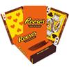 AQUARIUS Carte da gioco Reese, mazzo di carte a tema Reeses per i tuoi giochi di carte preferiti, prodotto con licenza ufficiale REESES e oggetti da collezione
